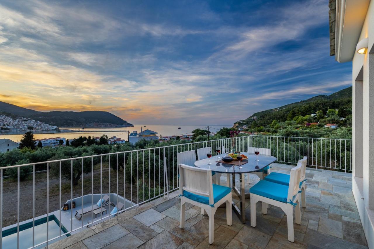 Sunshine Pool Villa Скопелос Екстериор снимка
